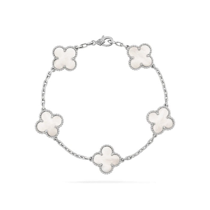 Four-leaf clover charm bracelet - product photo 4