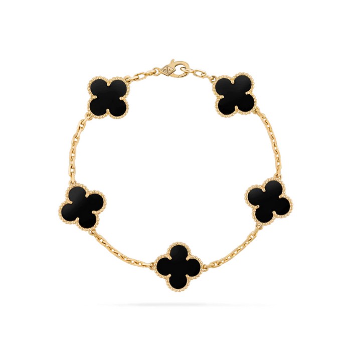 Four-leaf clover charm bracelet - product photo 6