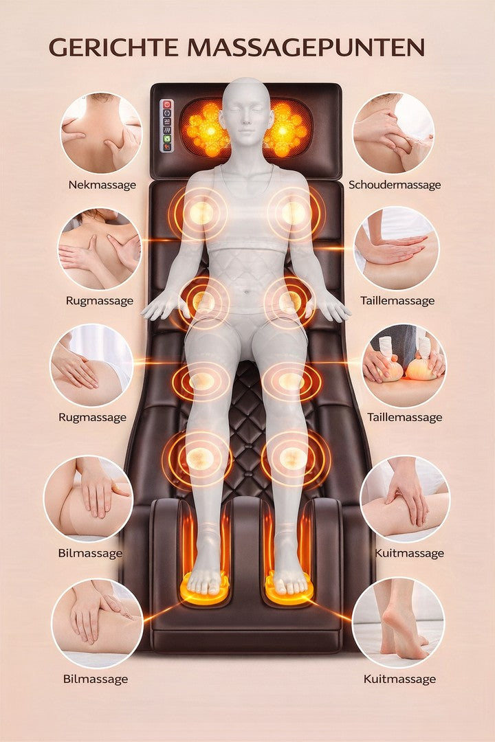 Full-length vibrating massage mat with a contoured surface - product photo 7
