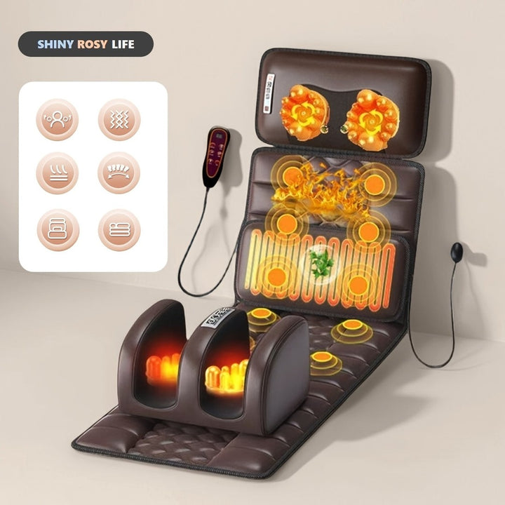 Full-length vibrating massage mat with a contoured surface - product photo 9