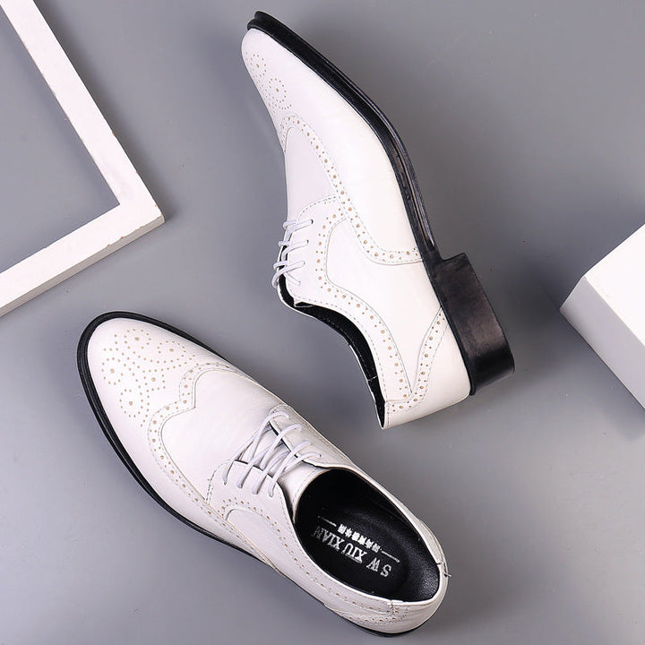 HENRY | Men’s Timeless Lace-Up Dress Shoes With Elegant Brogue Accents