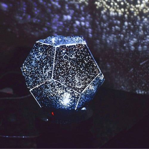 Galaxy projector casting stars across a ceiling - product photo 5