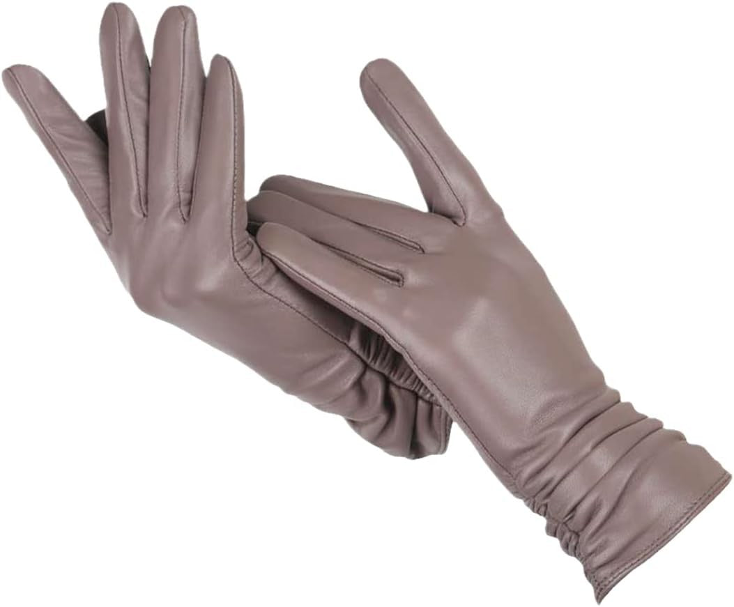 Genuine leather gloves with a sheepskin lining - product photo 10