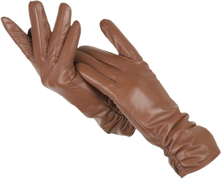 Genuine leather gloves with a sheepskin lining - product photo 3
