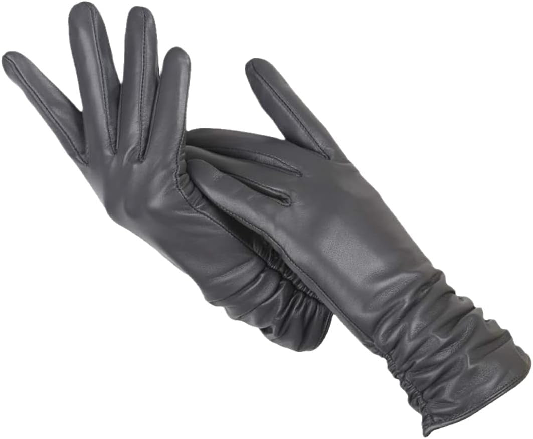 Genuine leather gloves with a sheepskin lining - product photo 5