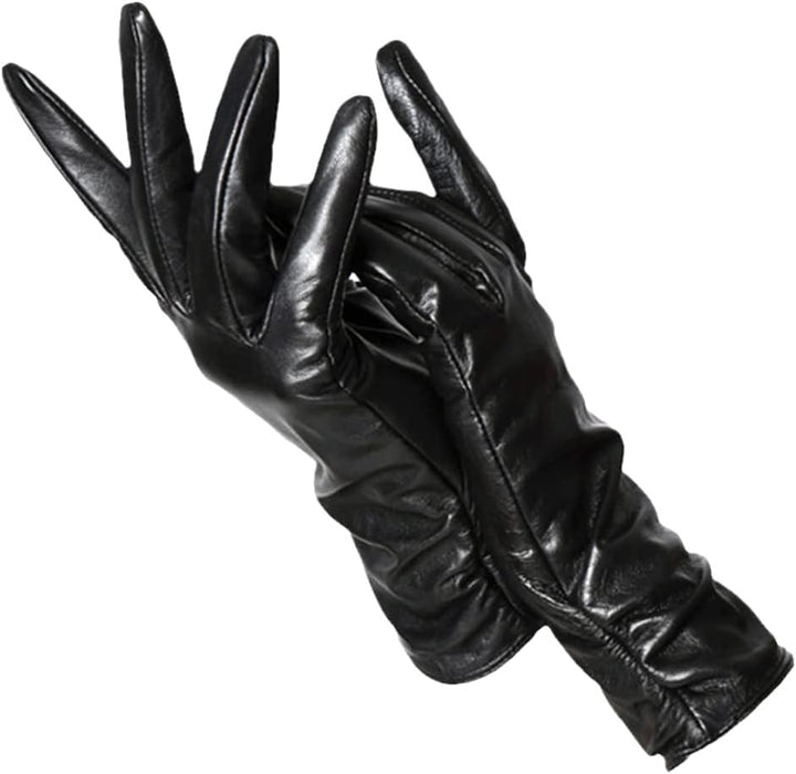 Genuine leather gloves with a sheepskin lining - product photo 8