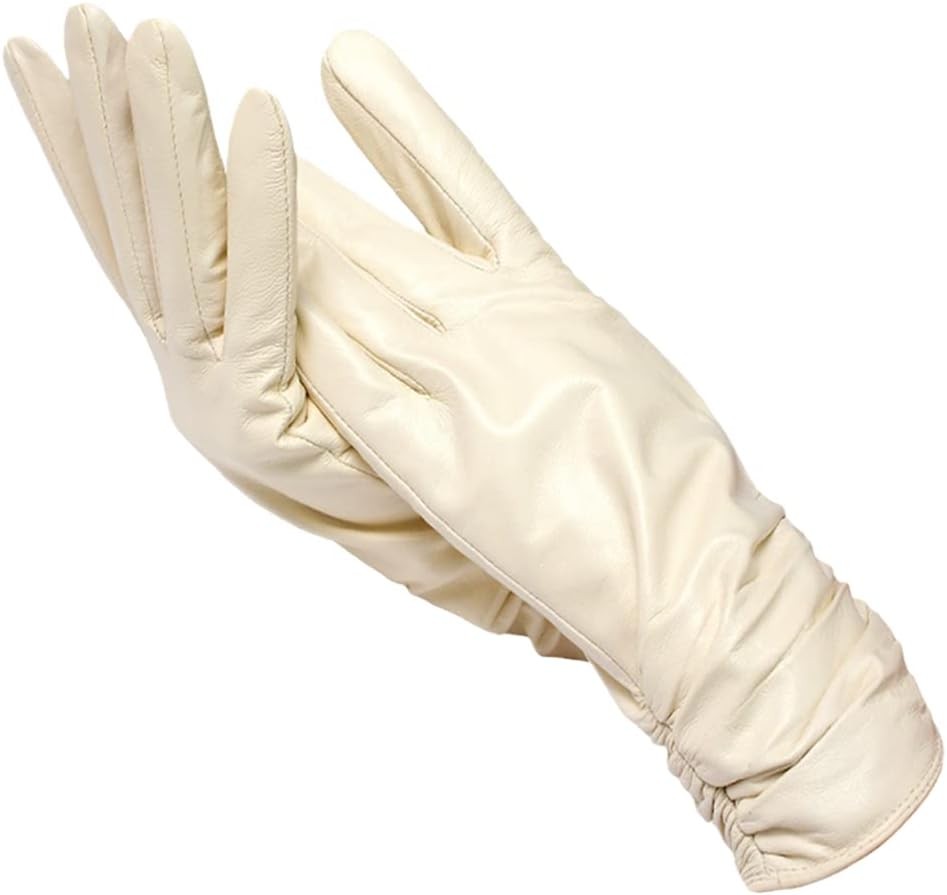 Genuine leather gloves with a sheepskin lining - product photo 9