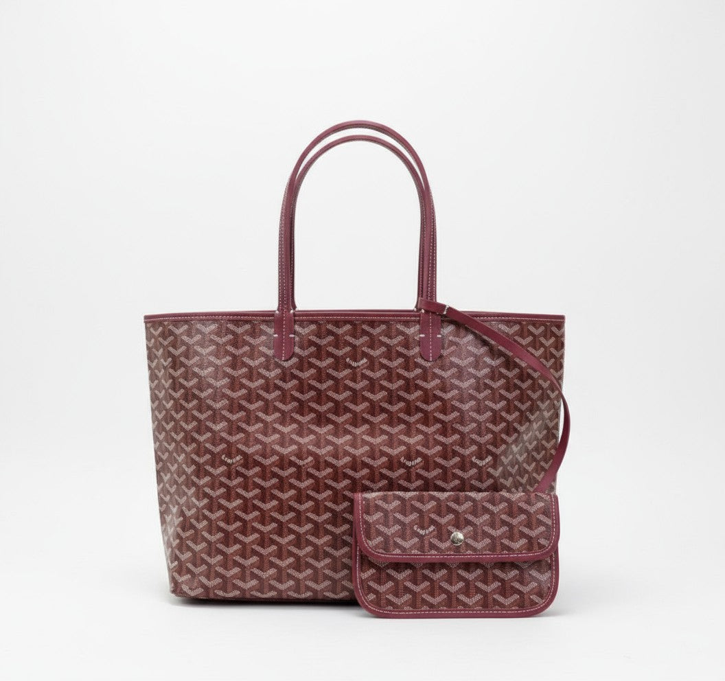 Geometric print tote bag with a matching pouch - product photo 7