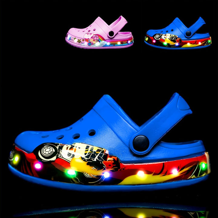 Glow-in-the-dark kids' clogs - product photo 1