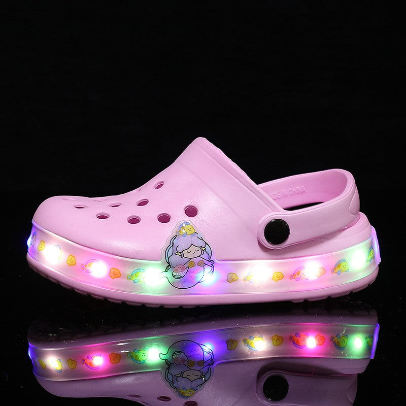 Glow-in-the-dark kids' clogs - product photo 2
