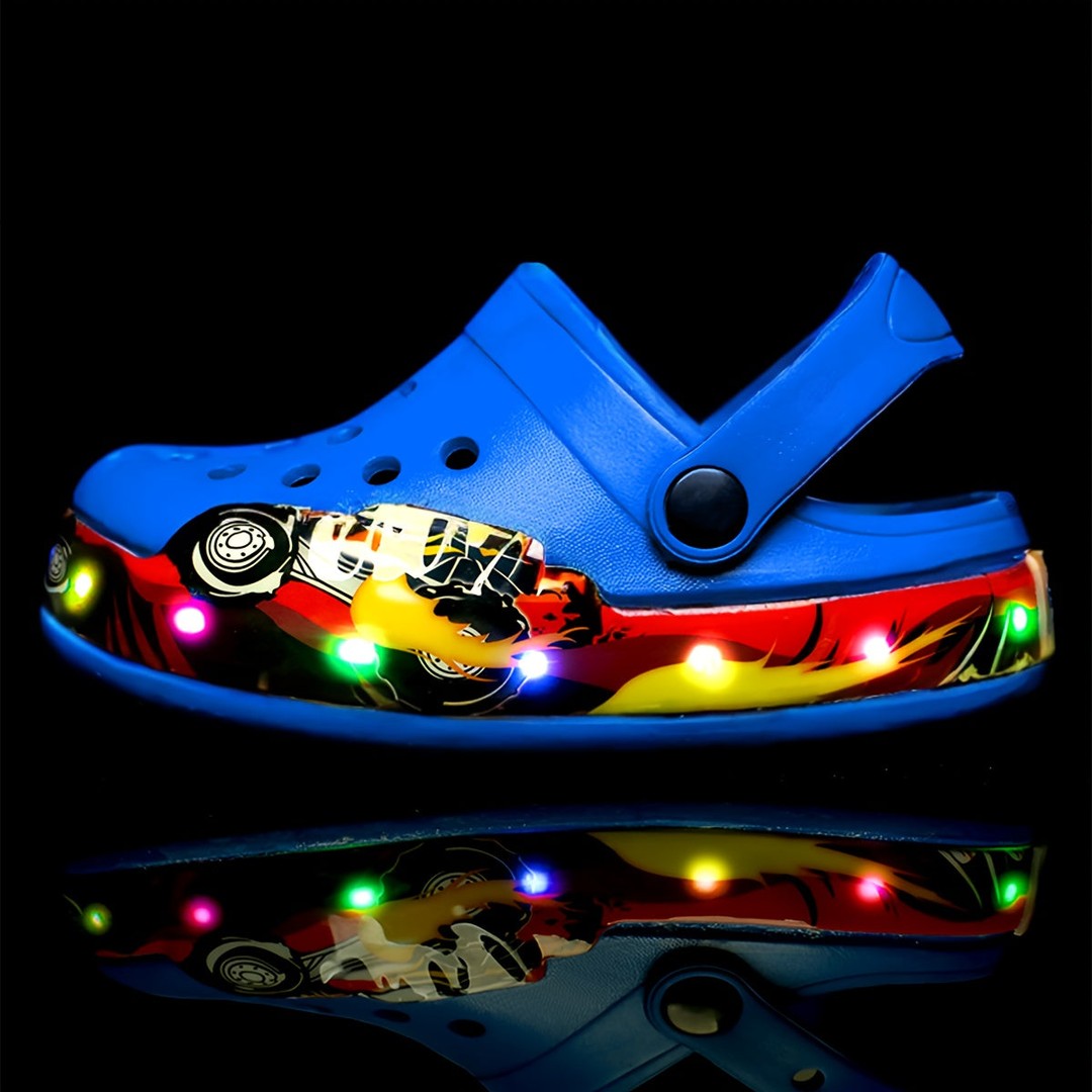 Glow-in-the-dark kids' clogs - product photo 3