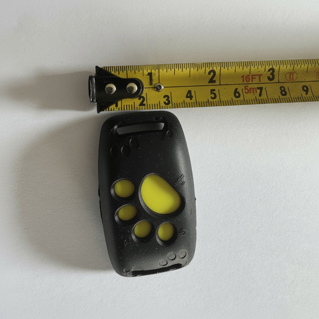 Compact GPS tracker clipped to a cat's collar - product photo 12