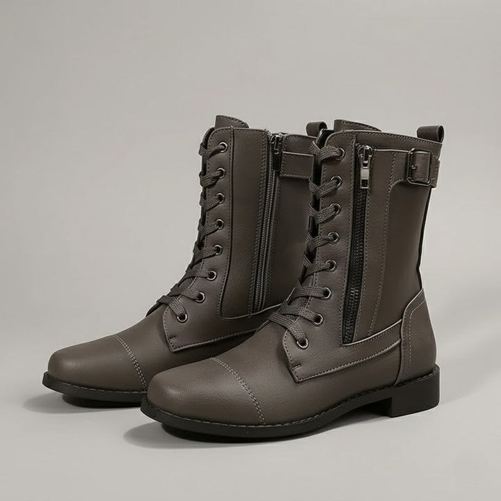 Mila | Orthopedic Side-Zipper Ankle Boots For Women