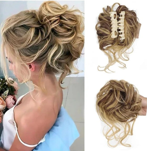 Clip-in hair piece in a natural shade - product photo 7