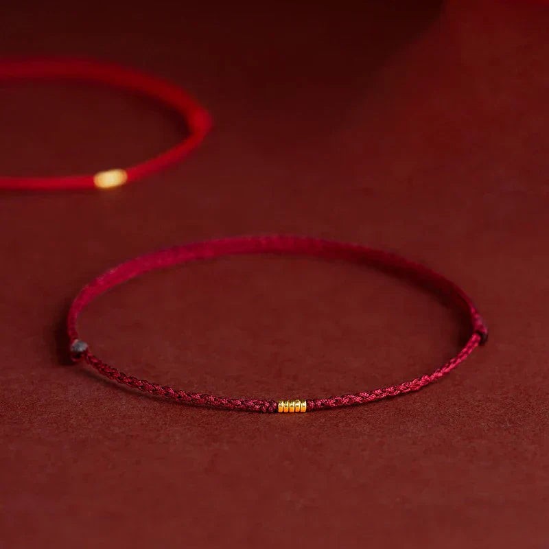Handcrafted braided cord bracelet - product photo 1