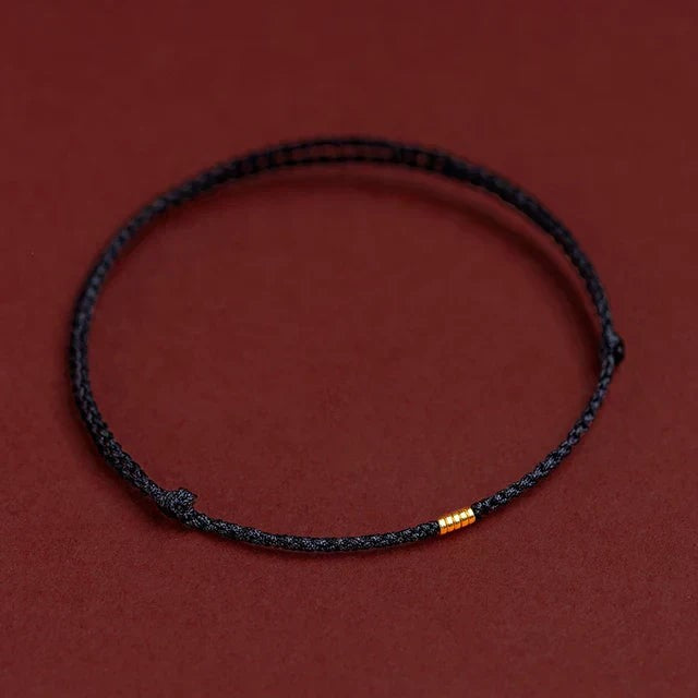 Handcrafted braided cord bracelet - product photo 5
