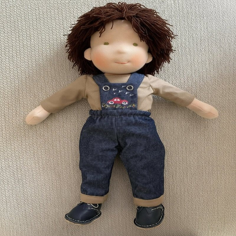 Handmade cotton Waldorf doll with a gentle face - product photo 9