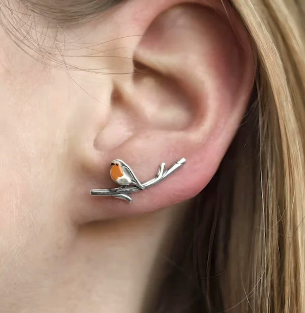 Handmade stained glass earrings - product photo 1