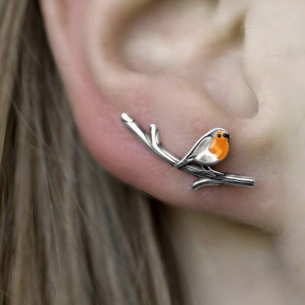 Handmade stained glass earrings - product photo 4
