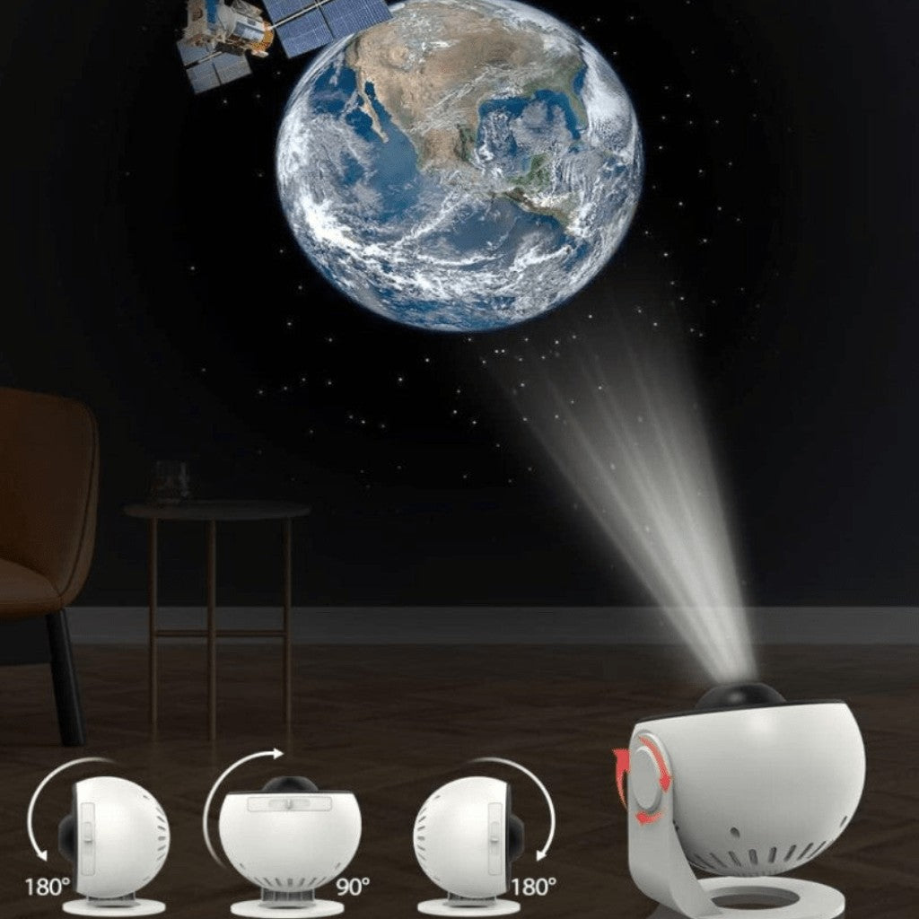HD starry sky projector casting a nebula on a ceiling - product photo 3