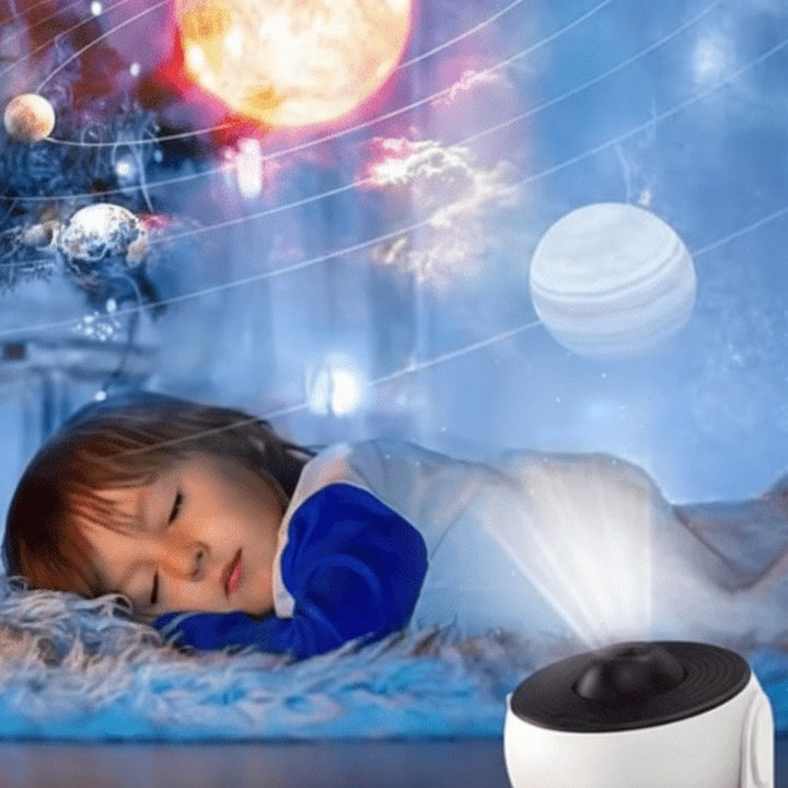 HD starry sky projector casting a nebula on a ceiling - product photo 5