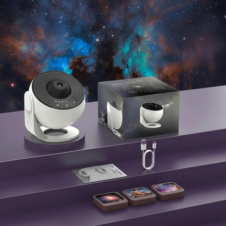HD starry sky projector casting a nebula on a ceiling - product photo 6
