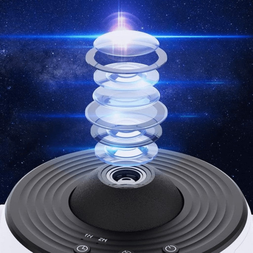 HD starry sky projector casting a nebula on a ceiling - product photo 7