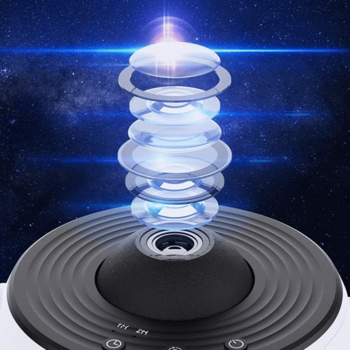 HD starry sky projector casting a nebula on a ceiling - product photo 7
