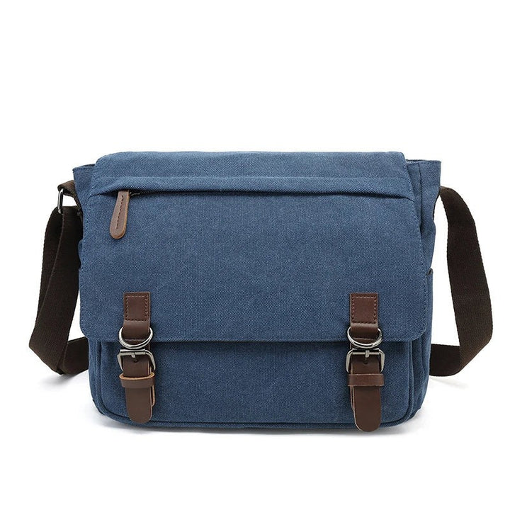 Heavy canvas shoulder bag with an adjustable strap - product photo 11
