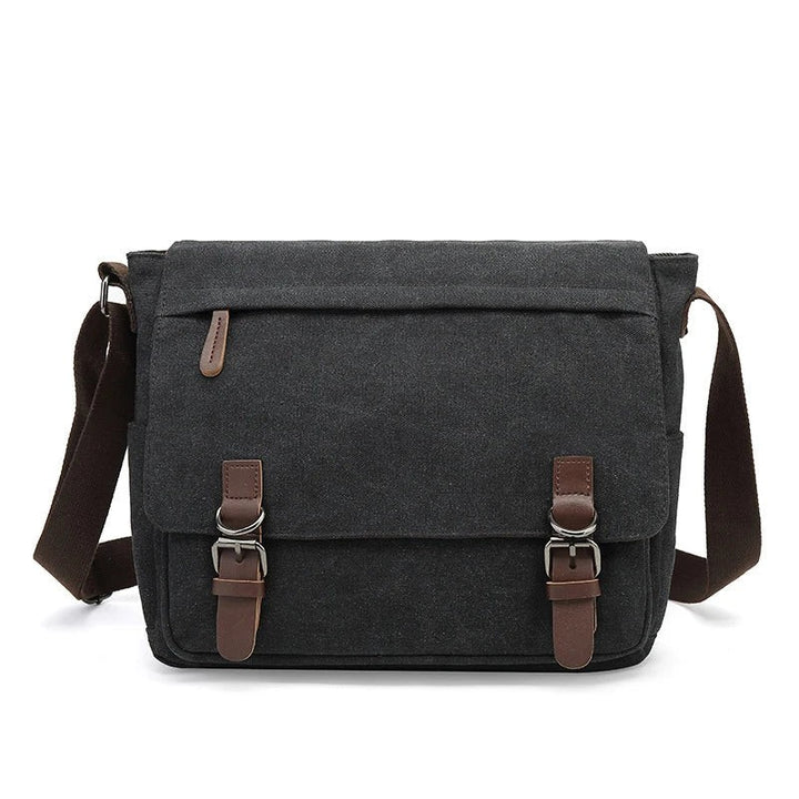 Heavy canvas shoulder bag with an adjustable strap - product photo 12
