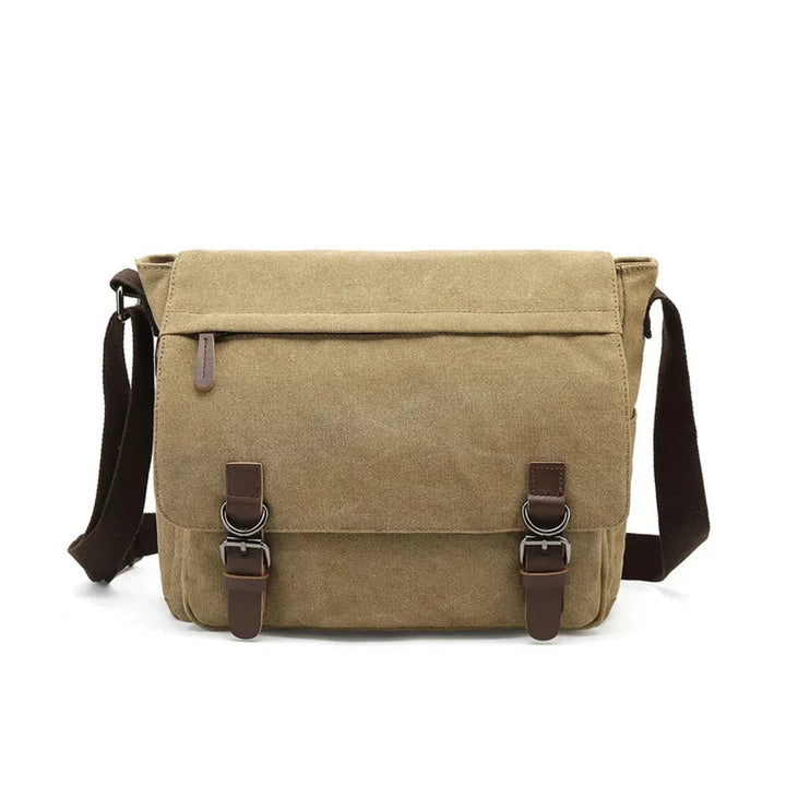 Heavy canvas shoulder bag with an adjustable strap - product photo 15