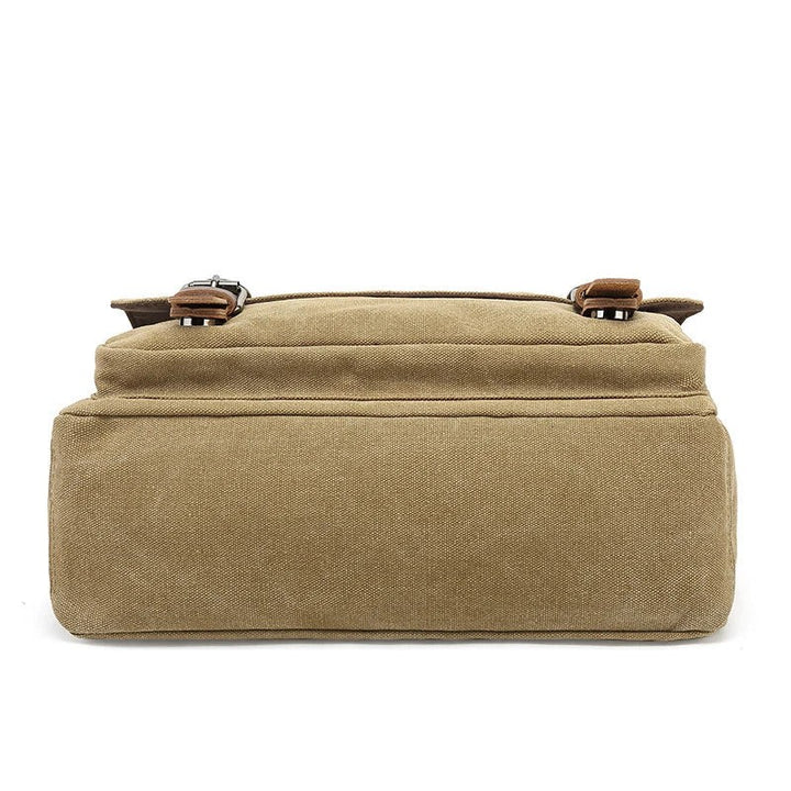 Heavy canvas shoulder bag with an adjustable strap - product photo 17