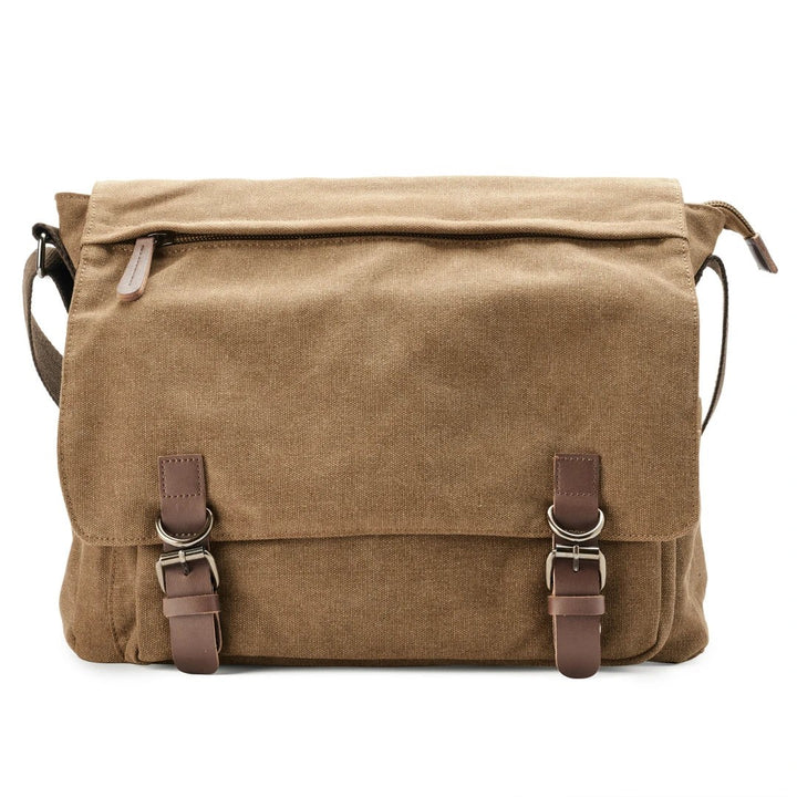 Heavy canvas shoulder bag with an adjustable strap - product photo 18