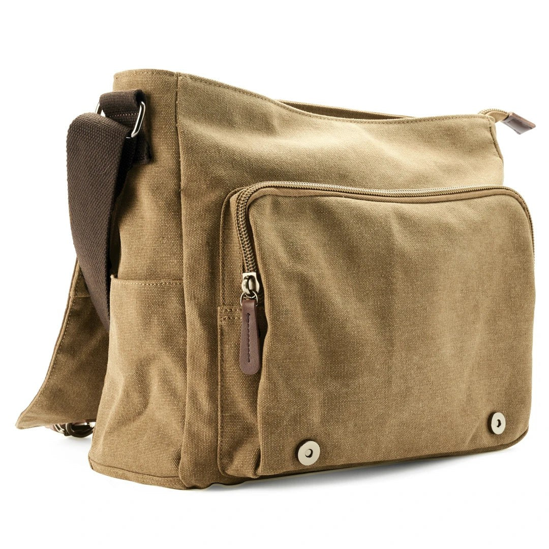 Heavy canvas shoulder bag with an adjustable strap - product photo 20