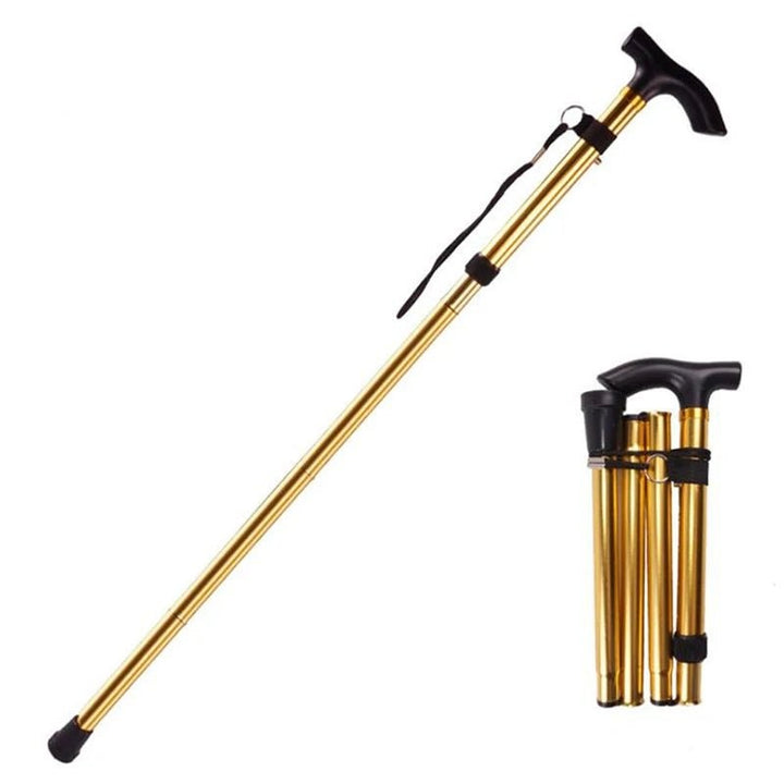 Height-adjustable aluminum walking cane with a non-slip tip - product photo 7