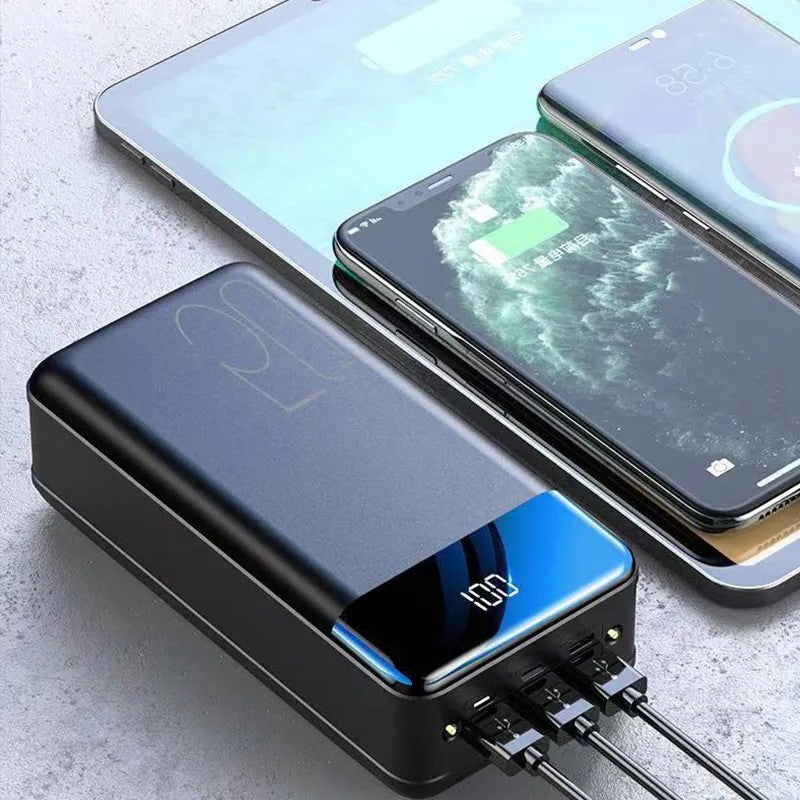 High-capacity power bank charging several devices - product photo 4