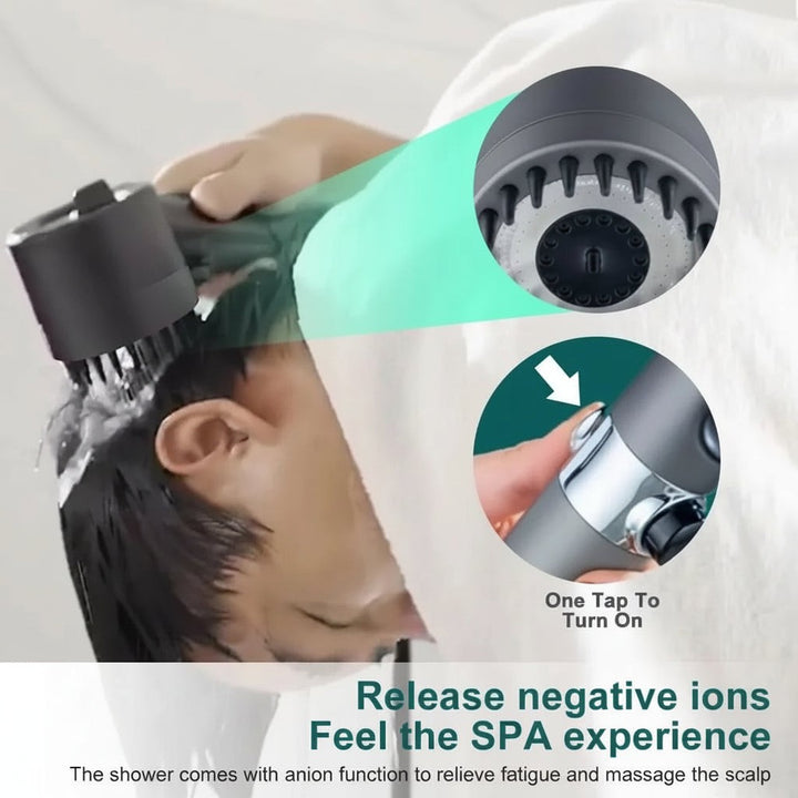 High-pressure shower head with a built-in filter cartridge - product photo 3