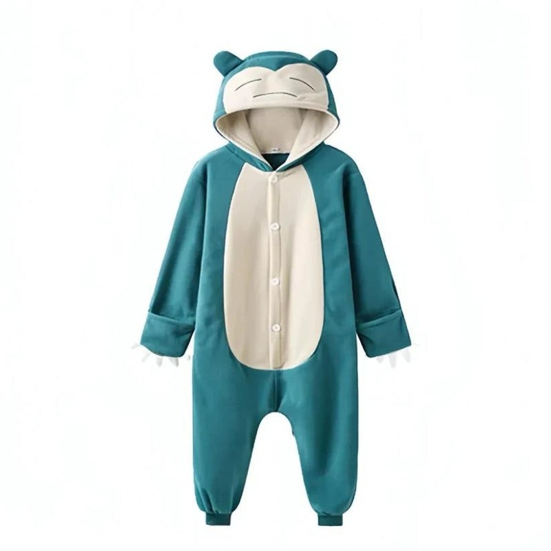 Hooded character onesie in soft fleece - product photo 13