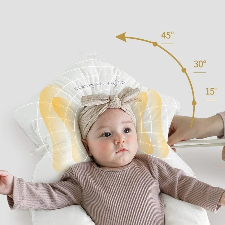 Hypoallergenic contoured baby head support pillow - product photo 5