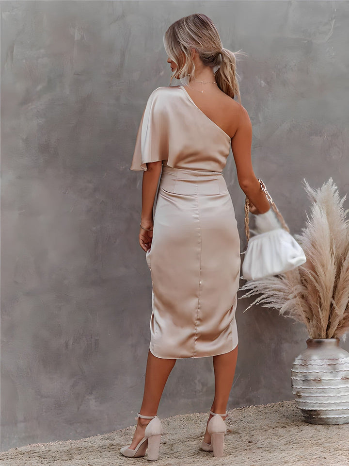 Adeline | Women’s Beautiful One-Shoulder Cocktail Dress