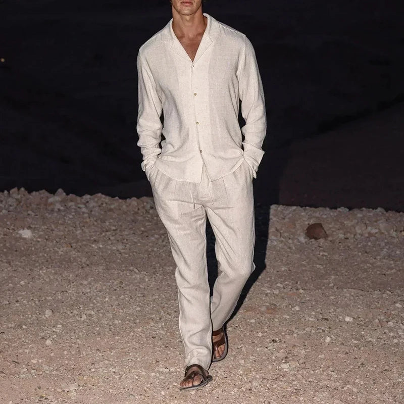 Sebastian | Men’s Linen Two-Piece Summer Set