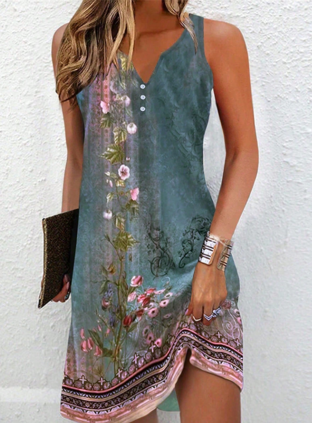 Daisy | Women’s Sleeveless Relaxed Mini Dress
