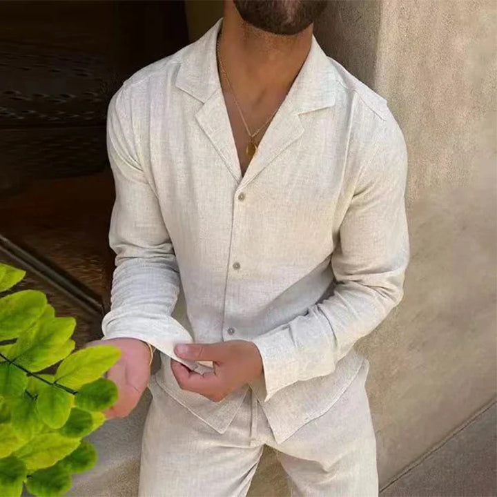 Sebastian | Men’s Linen Two-Piece Summer Set