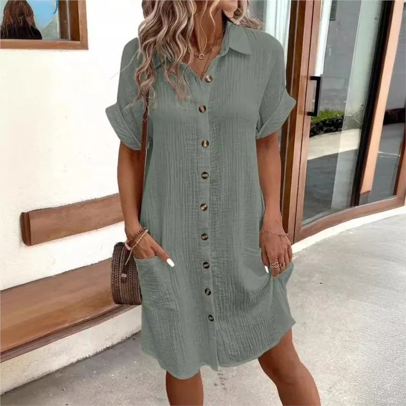 Marina | Women’s Collared Summer Dress