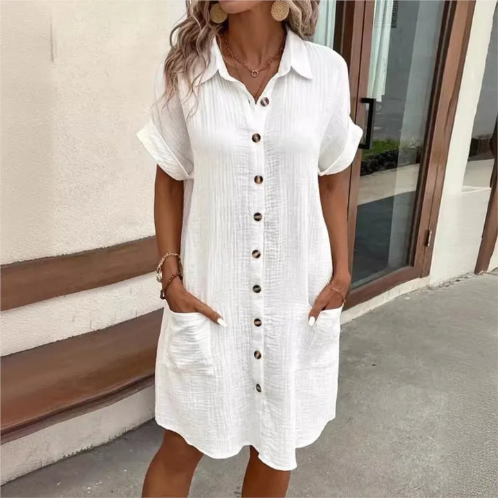 Marina | Women’s Collared Summer Dress