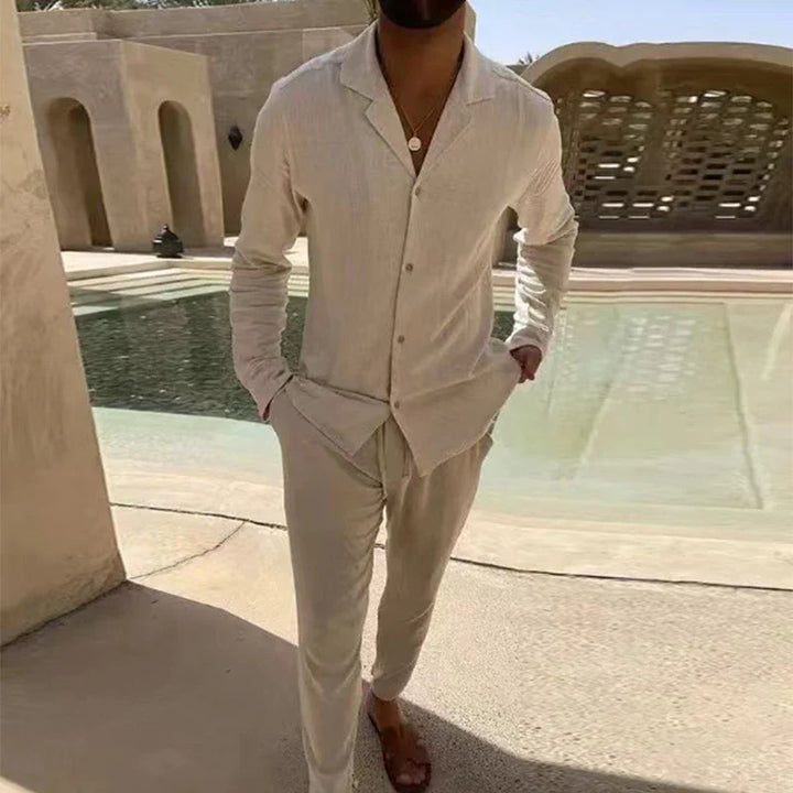 Sebastian | Men’s Linen Two-Piece Summer Set