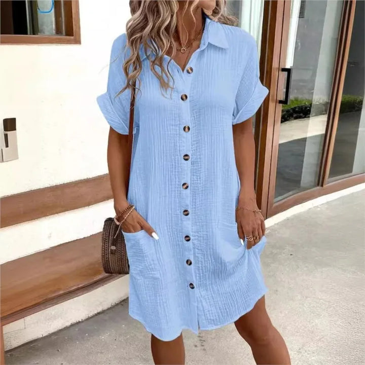 Marina | Women’s Collared Summer Dress