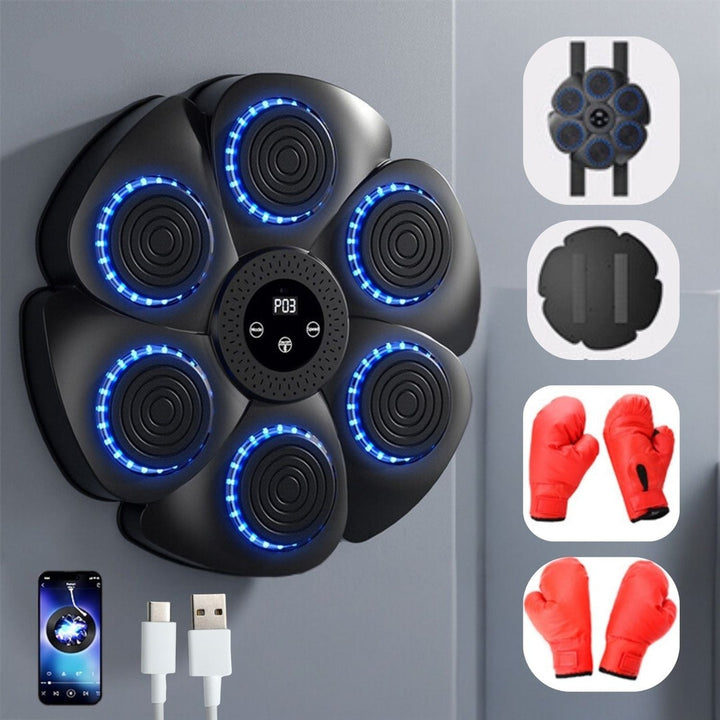 Interactive boxing machine with lit targets - product photo 2