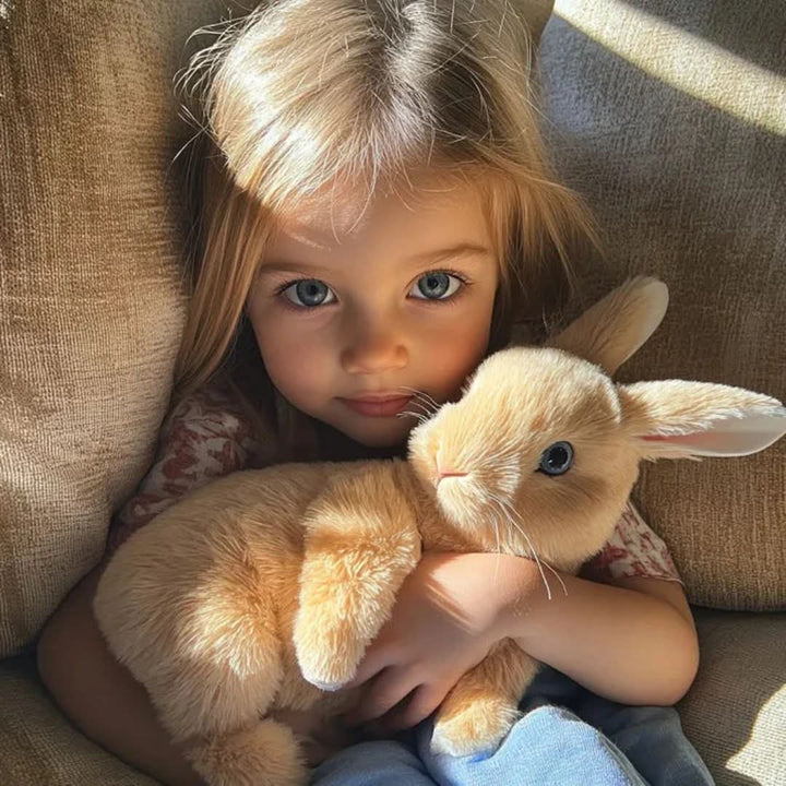 Soft interactive plush bunny toy that hops and makes sounds - product photo 4