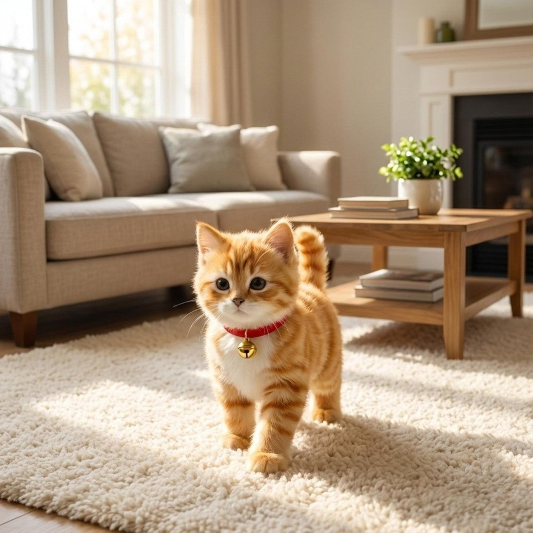 Interactive plush cat that moves and makes sounds - product photo 3